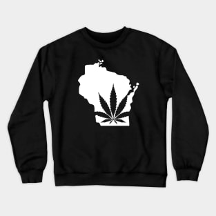 Proud Wisconsin Hemp Farmer Crewneck Sweatshirt